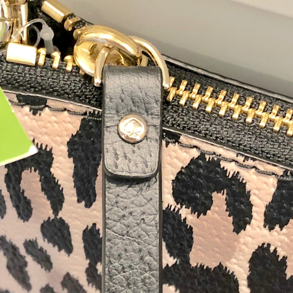 NWT Kate Spade Leopard Jane Chain Bag Grove St - Picture 7 of 8